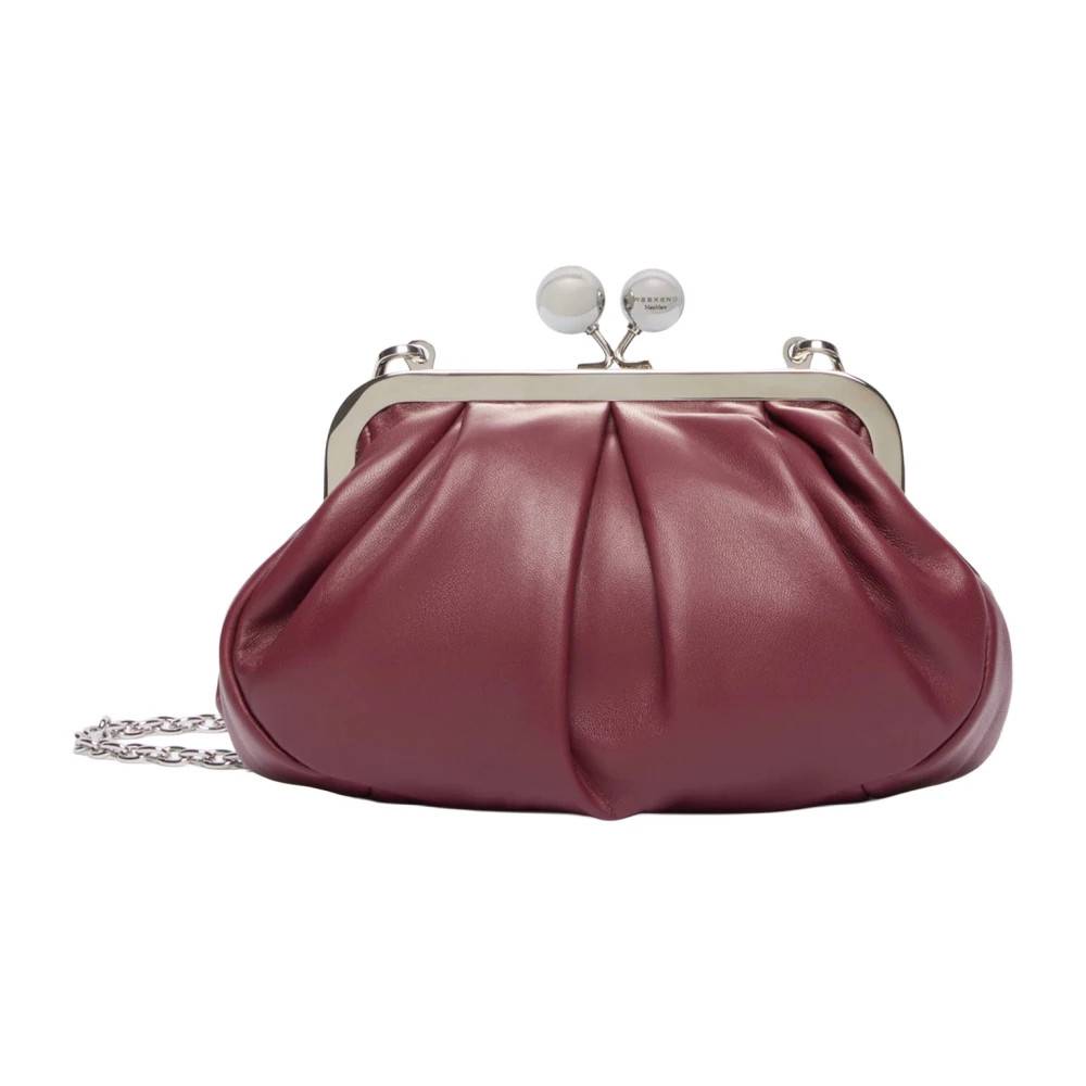 Max Mara Lille Pasticcino Taske - Tasker - Dame - Rød - ONE SIZE - Læder