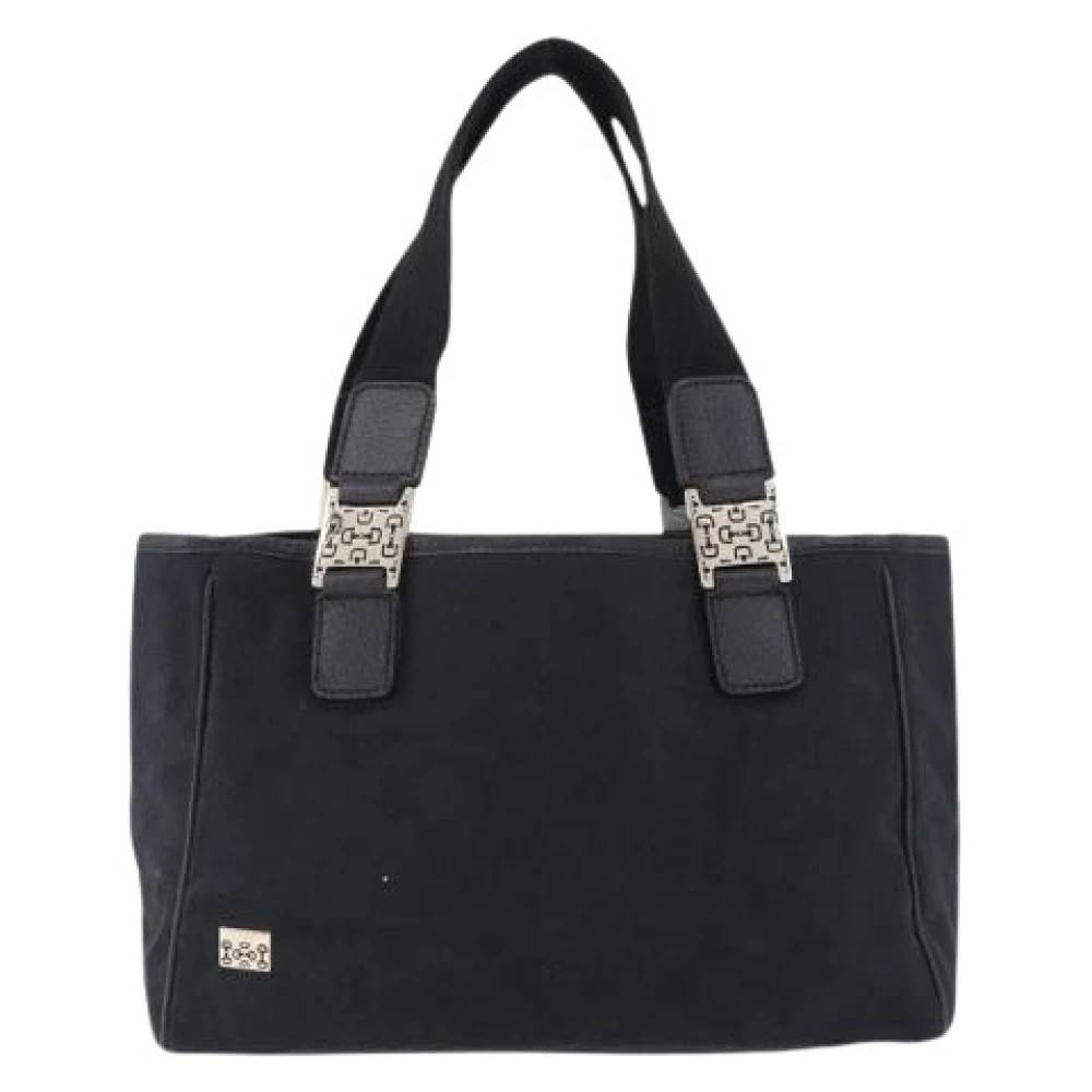 Gucci Vintage Pre-owned Vintage Tote Bag - Vintage - Dame - Sort - ONE SIZE - Læder