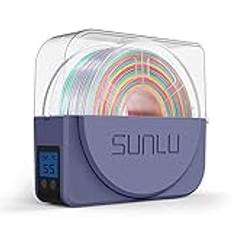 SUNLU S1 Plus Filament Dryer Box med fläkt, Filament Dryer för 3D-skrivare Filament 1.75 2.85 3.00 mm, Håller Filament torr under 3D-utskrift, Filament Storage Box, Grå Blå