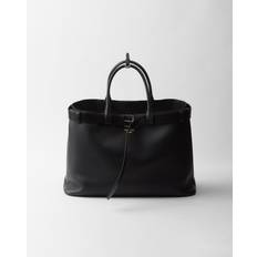 Prada Buckle leather bag with belt