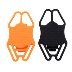 2pcs Mountain Bike Phone Mount Silicone Bike Phone Holder Cell Phone Fix Bracket for 4.7-7.2 Inch