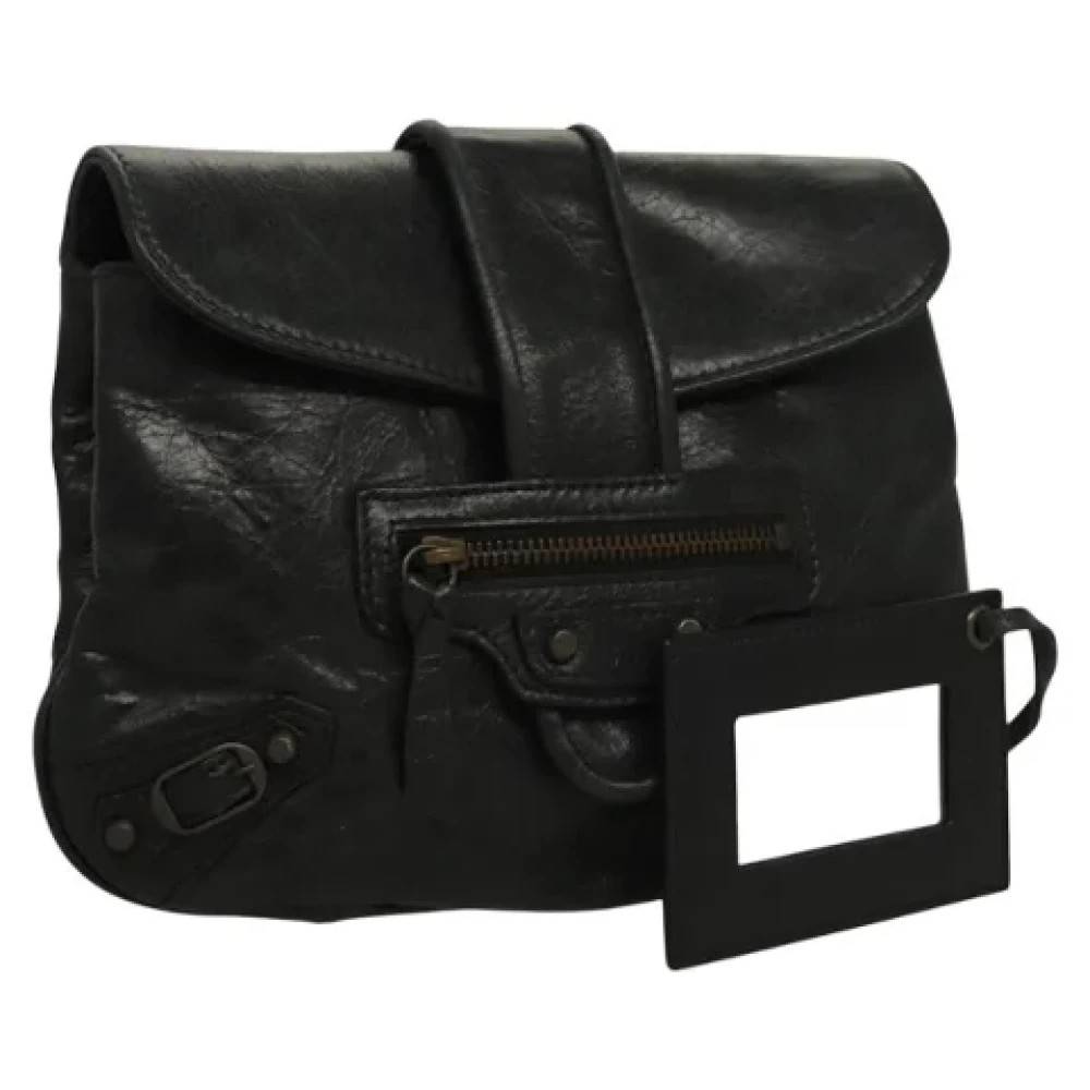 Balenciaga Vintage Pre-owned Laeder balenciaga-tasker - Vintage - Dame - Sort - ONE SIZE - Tyl