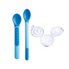Mam Heat Sensitive Spoons & Cover 6 mdr.+ - Blå