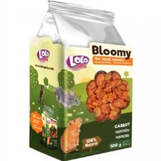 100 gr Lolo Bloomy Snack med tÃ¸rret gulerÃ¸dder til kaniner og gnavere