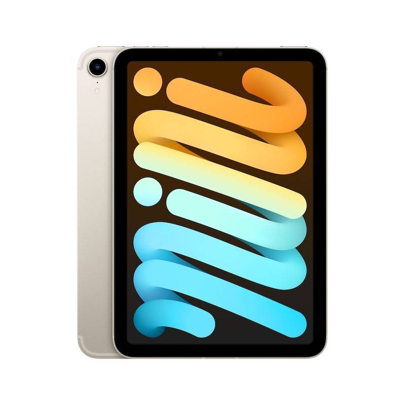 Apple iPad Mini 6th Gen 8.3 ", Starlight, Liquid Retina IPS LCD, A15 Bionic, 4 GB, 256 GB, 5G, Wi-Fi, 12 MP, 12 MP, Bluetooth, 5.0, iPadOS, 15, 1488 x.