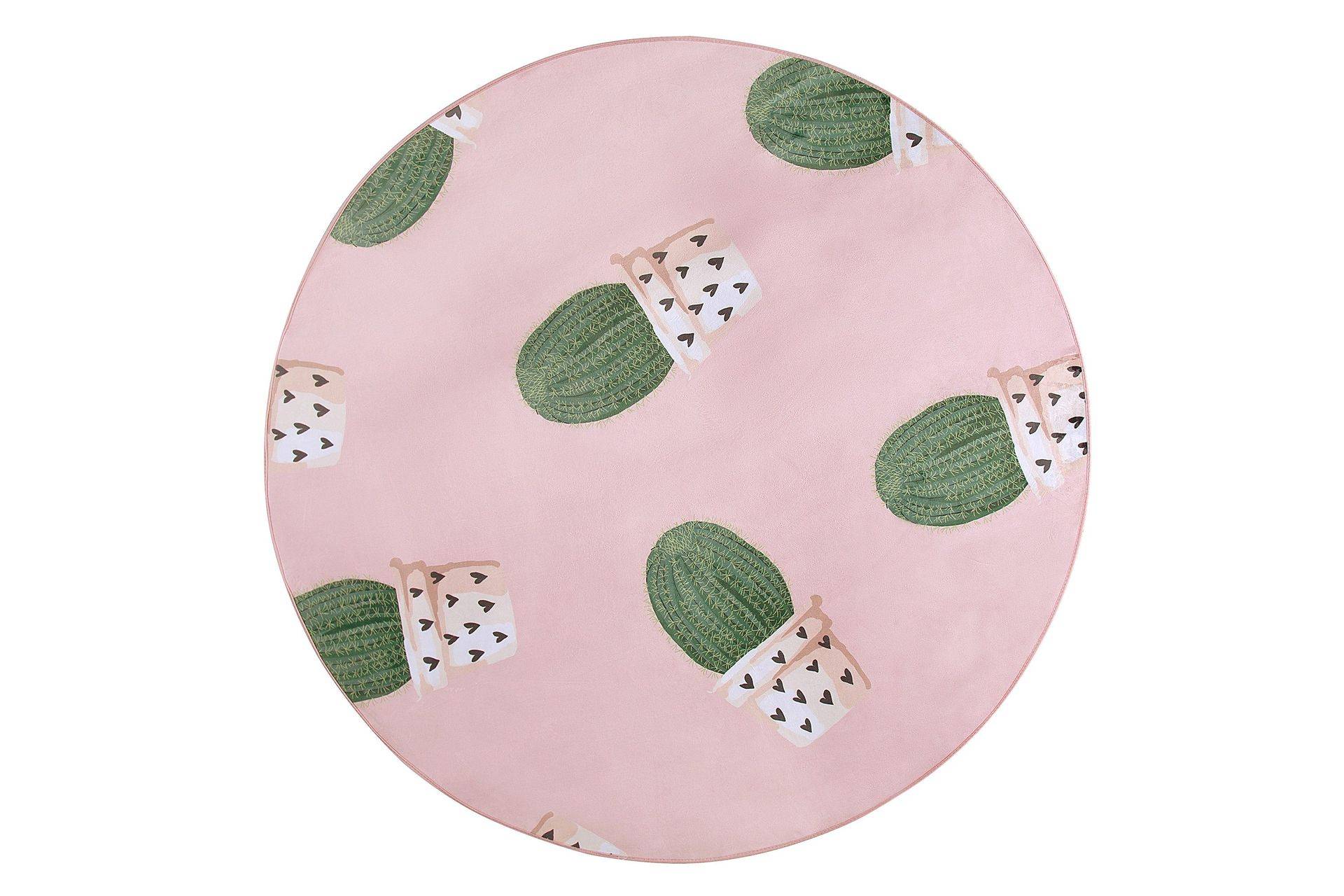 Eldivan Ryamatta 120x120 cm - Rosa Friezemattor