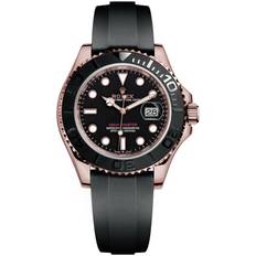 Rolex Herrklocka 126655-0002 Yacht-Master 40 Svart/Gummi Ø40 mm