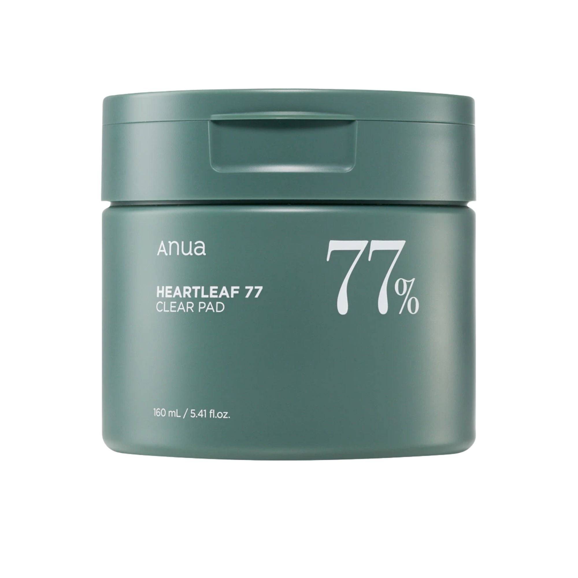 Anua Heartleaf 77% Clear Pad 160 ml — Dischetti tonici