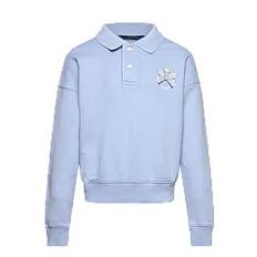 RALPH LAUREN KIDS Tennis Collared Terry Sweatshirt |Blå |142-153