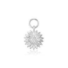 Sif Jakobs Jewellery, Tilbehør, Dame, Grå, ONE SIZE, Solsikke Hoop Charm Vedhæng