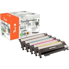 Peach-lasertoner som passar till Samsung CLP-325 N lasertoner, 2 st svart