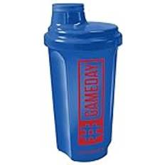 IronMaxx Eiweiß Shaker - Dunkelblau Blickdicht 700ml | Proteinshaker mit Drehverschluss, Sieb & Mess-Skala | auslaufsicher, spülmaschinengeeignet & frei vom Weichmacher BPA & DEHP
