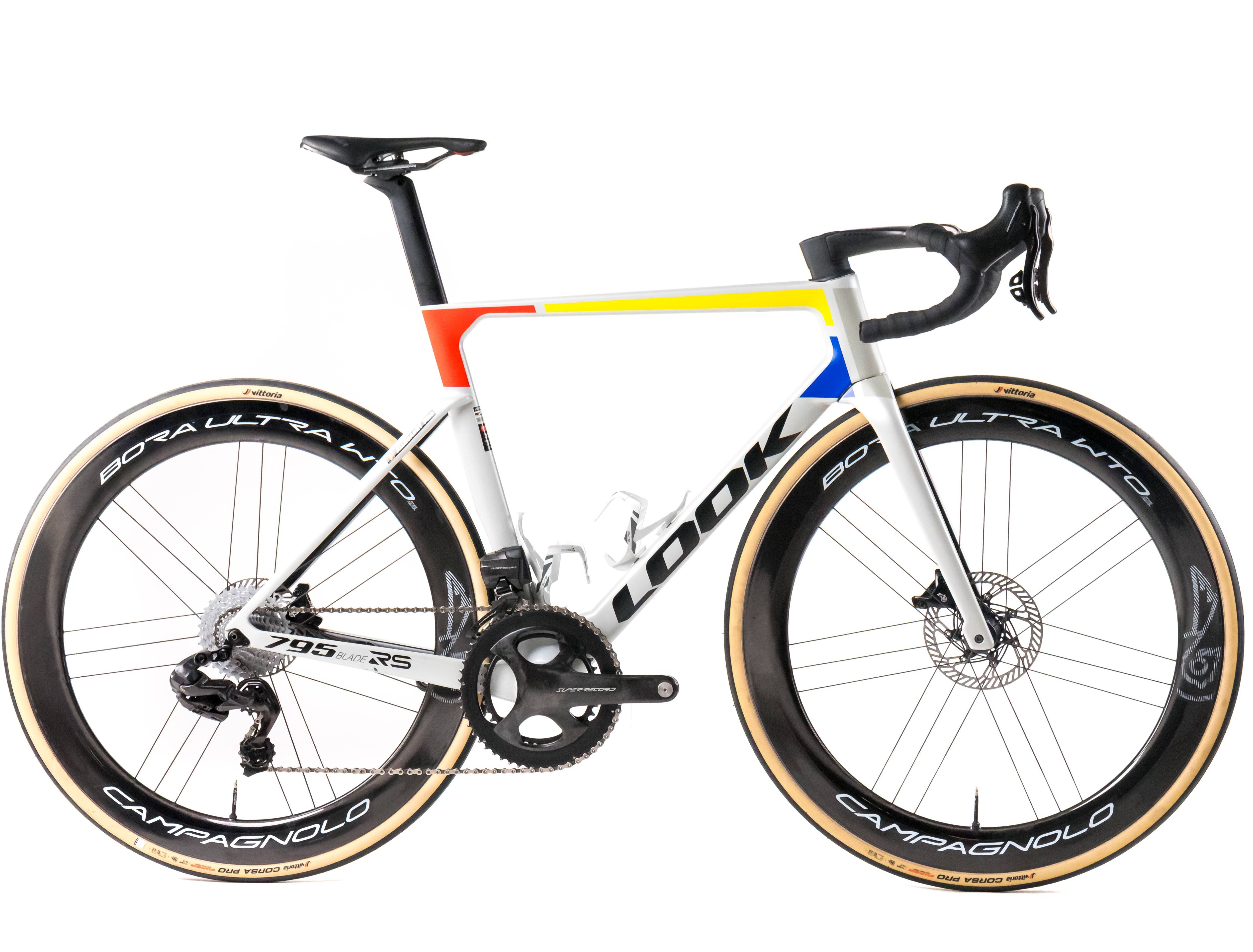 Look 795 Blade RS 2025 Team Cofidis Allegaert Piet size M Campagnolo Super Record WRL 2x12sp - Bikeroom / M / Iconic Platinum White