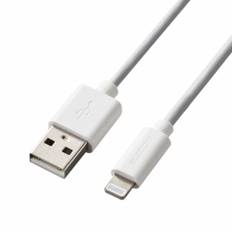 ELECOM Lightning Cable Lightning iPhone Charging Cable Standard [Compatible with iPhone 13 / 12 / SE (2nd generation)] Apple certified product 0.1m (1