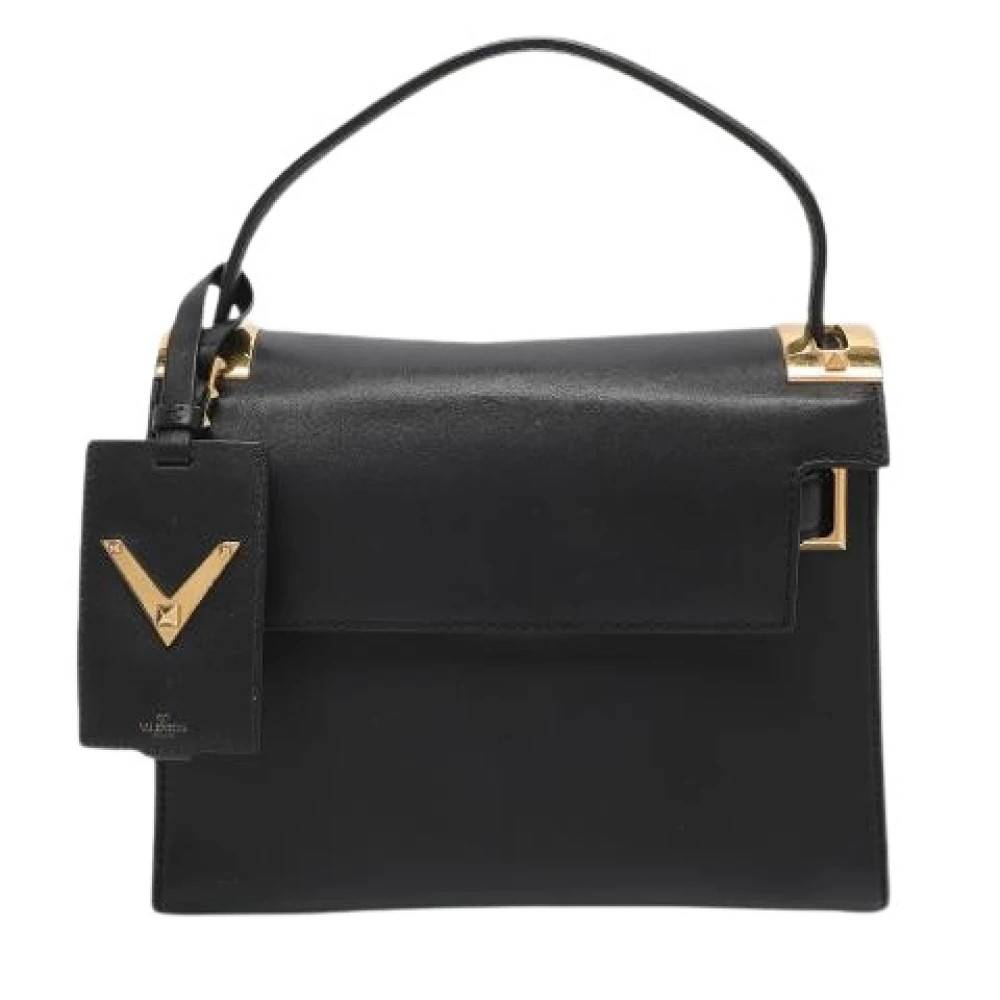 Valentino Vintage Pre-owned Vintage Håndtaske - Vintage - Dame - Sort - ONE SIZE - Læder