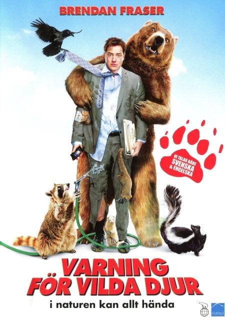 DVD - Varning för vilda djur (Brendan Fraser) (Beg)