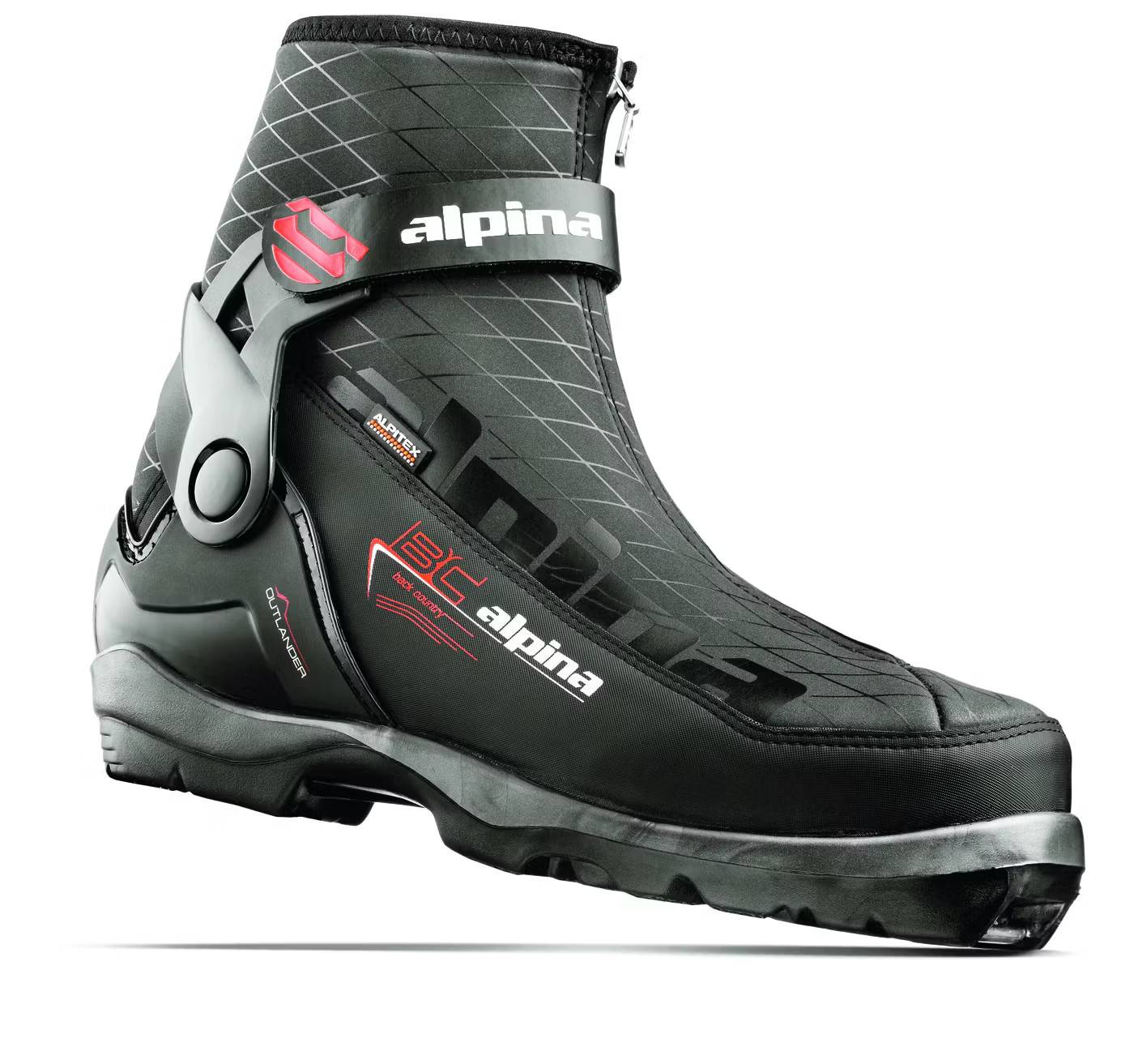 Alpina Outlander BC Turskidpjäxa: Black / 49
