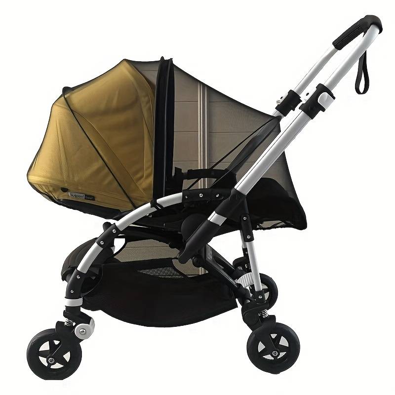 TEMU Baby Stroller Accessories Polyester Net, Mesh, Repellent Cover, For Stroller