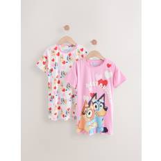 Next Pink Bluey Nighties 2 Pack (2-8yrs)