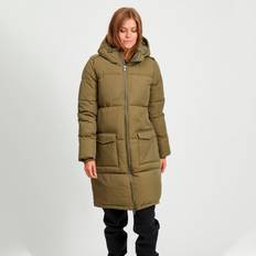 Object - Objzhanna Ls Long Jacket - Damejakker - Burnt Olive - L