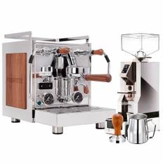 Profitec Pro 600 Devils Edition Valnøddetræ Espressomaskine Inkl. Eureka Mignon Turbo & Baristaudstyr