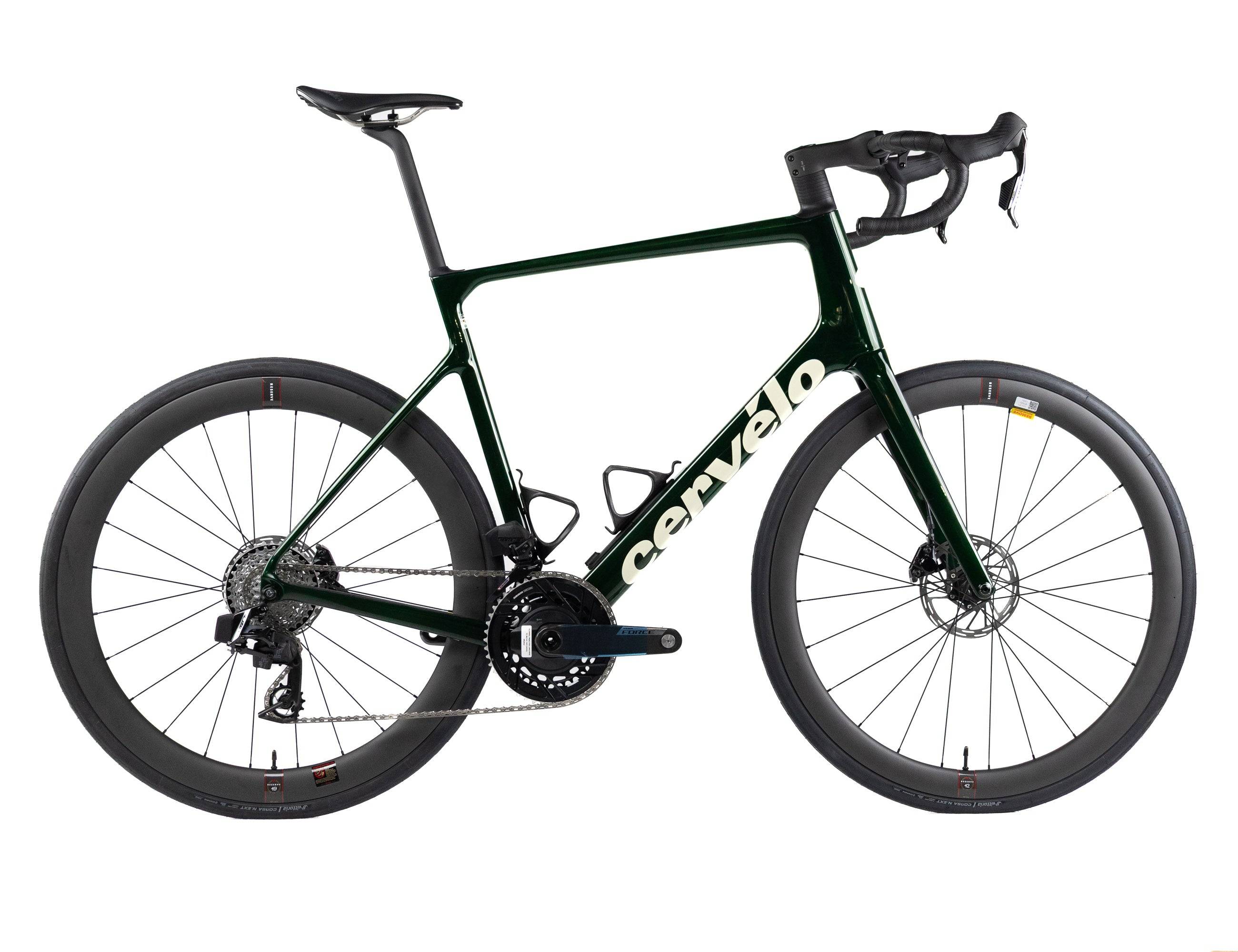 Cervélo Caledonia 5 2025 size 61 SRAM Force AXS E1 12s - Bikeroom / 61 / emerald/cream