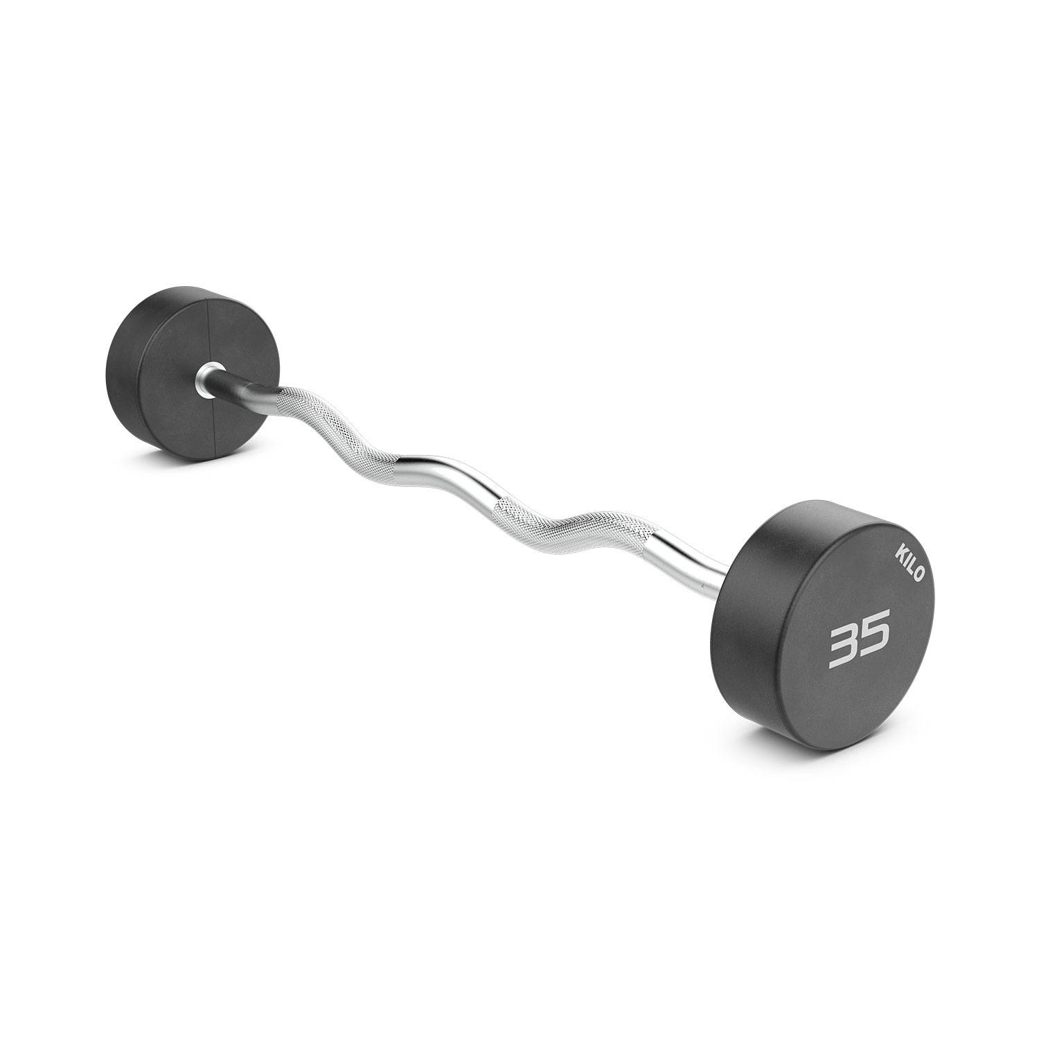 Fast curlstång 35 kg
