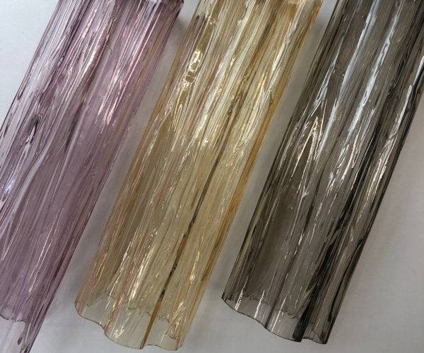 Murano Tronchi lysekrone - 60x50cm - farve - Brass / Smoke.