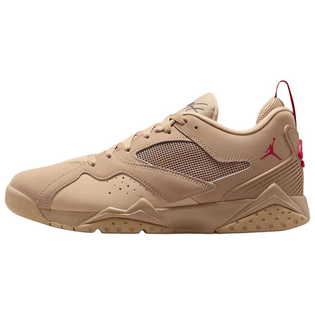 Air Jordan MVP 92 HQ3950-200 Lager av Läder Textil Låg Topp Herr Retro Livsstil Sneakers cm beige