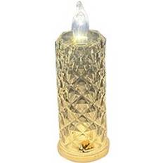 Ljus form elektronisk lampa flamlös plast julevenemang värmeljus heminredning xmas led ljus ljus elektroniska lampor - C utan bas