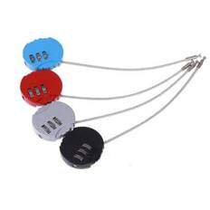 Colorful Metal Padlock With Key Bag Accessories Pad Lock Skeleton Keys Padlock ,Lovely Small Metal Lock Mini Jewelry Box Padlock With Key Travel Lugga - Multicolor - Black