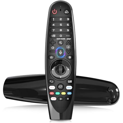 Smart röstfjärrkontroll med röst- och pekarfunktion Kompatibel med LG 2018-2024 Smart TV, passar för MR24GA MR23GA MR22GA MR21GA MR20GA