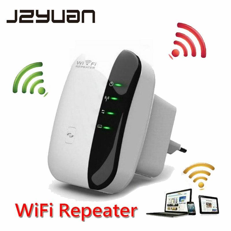Jzyuan trådlös wifi repeater 300 mbps booster repetidor 802.11n/ b/g wi fi extender range expander signalförstärkare - Utan butikslåda