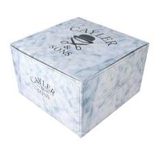 Cayler & Sons - Vit Tillbehör - Marble Gift Box 12x20 CM White/Blue @ Hatstore