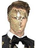 Deluxe Metal Filigree Phantom Mask