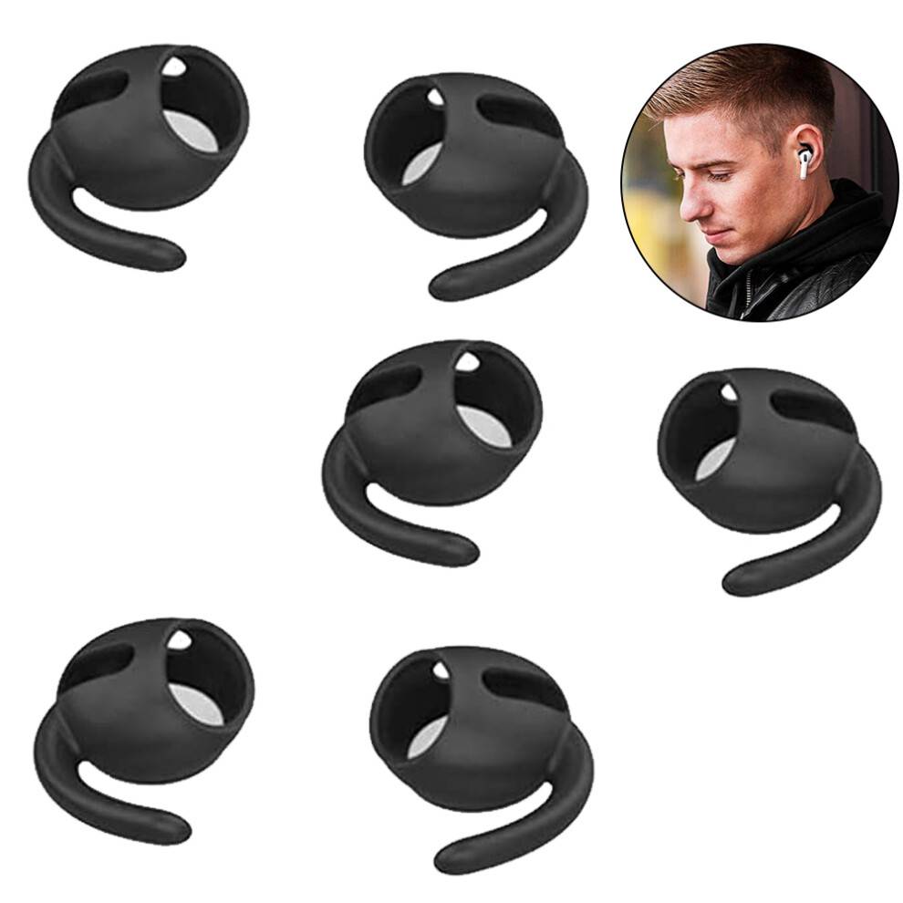 Ørepropper med sikker pasform, forbedret komfort, præcist snit til Airpods Pro 3. generation, ekstrem holdbarhed, 3 par i hvid, god kvalitet,