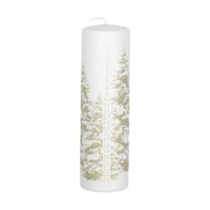 Casa Christmas Kalenderlys - Ø 6 x H 20 cm - Paraffin - Hvid