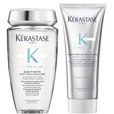 Kérastase Symbiose Anti-Dandruff Exfoliate and Cleanse Duo for Dry Scalps