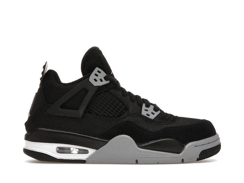 Jordan 4 Retro Black Canvas (GS) - 37.5 / Standard