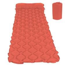 Inflatable Cushion Mattress Lightweight Camping Air Sleeping Pad Mat for Picnic Travel BeachOrange orange