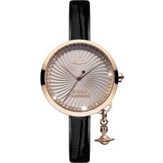 Vivienne Westwood Bow Orb Charm Rose Gold Swirl Dial Ladies’ Watch