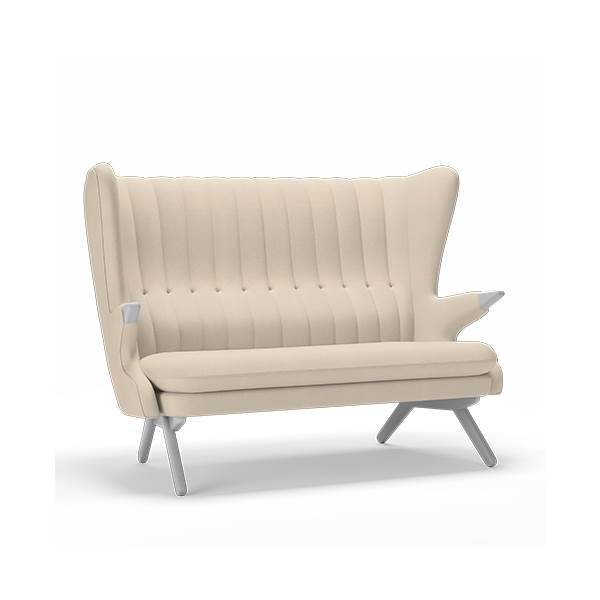 Skipper Furniture Bamse sofa - Massiv eg - Hallingdal 0100