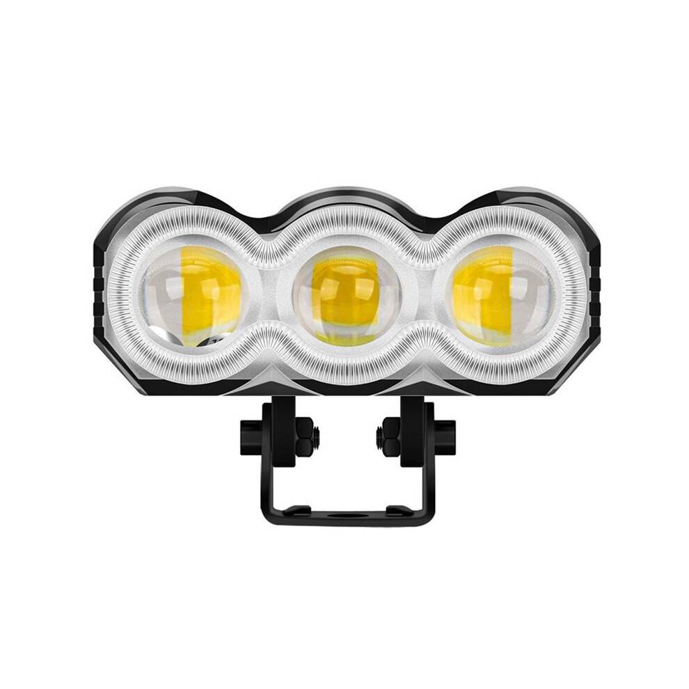 Motorcykel LED-Strålkastare Strålkastare Helljus/Halvljus Stroboskop 12V 24V för Terrängbil ATV Motorcykel
