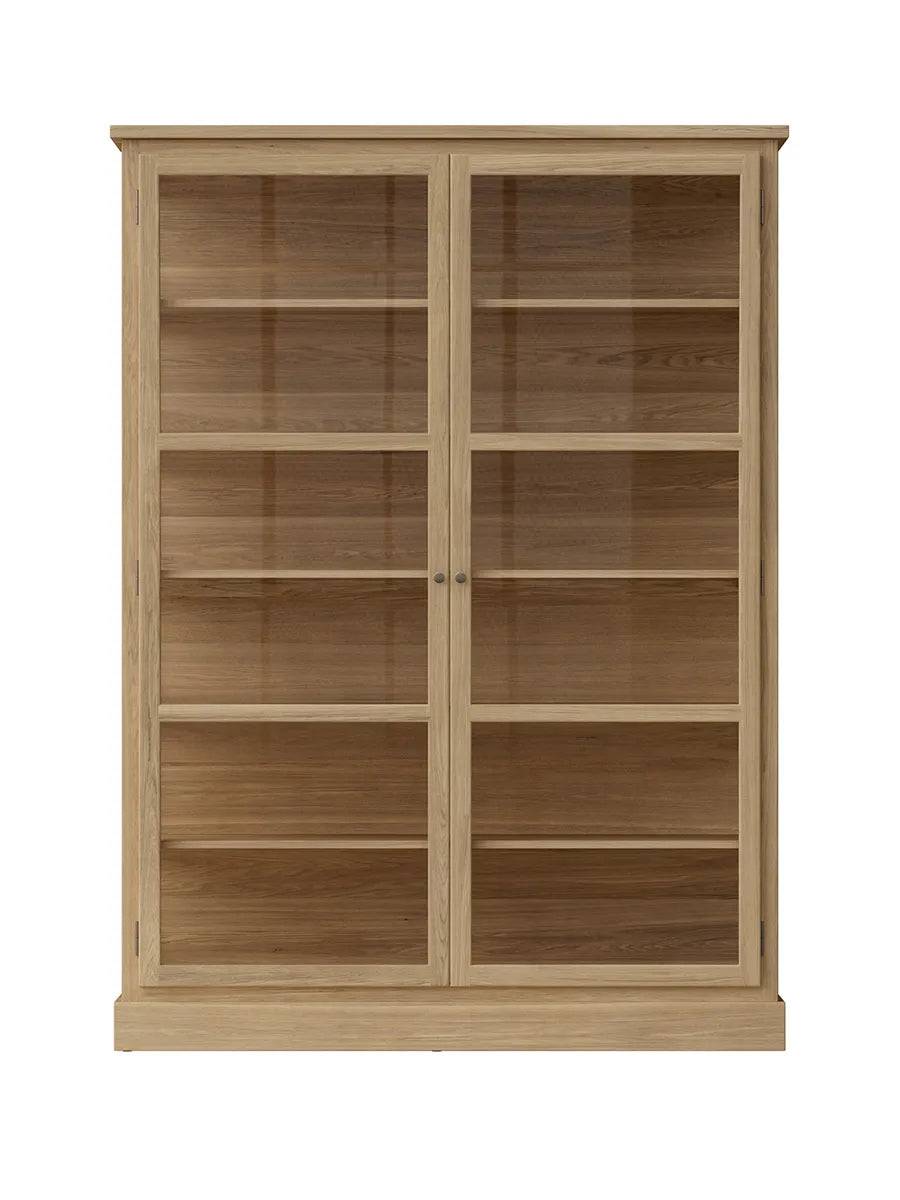 Vitrineskab N2, light oak fra Lindebjerg Design - Jacobsen Plus