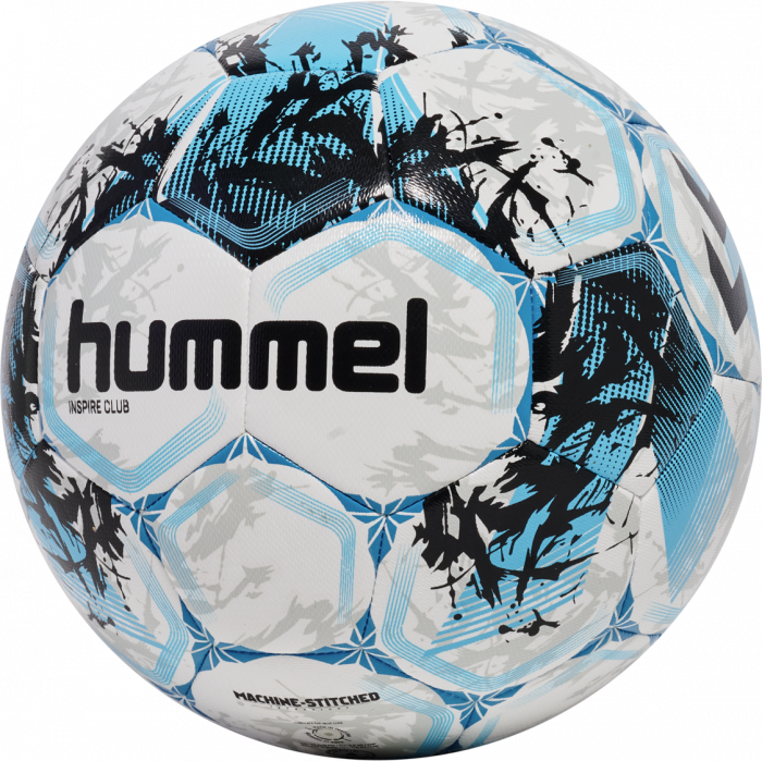 Hummel Inspire Club Fodbold - Light Blue & Hvid - Str. 3
