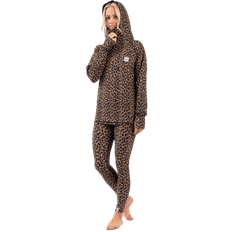Eivy W Icecold Hood Top Skidkläder Leopard - Large