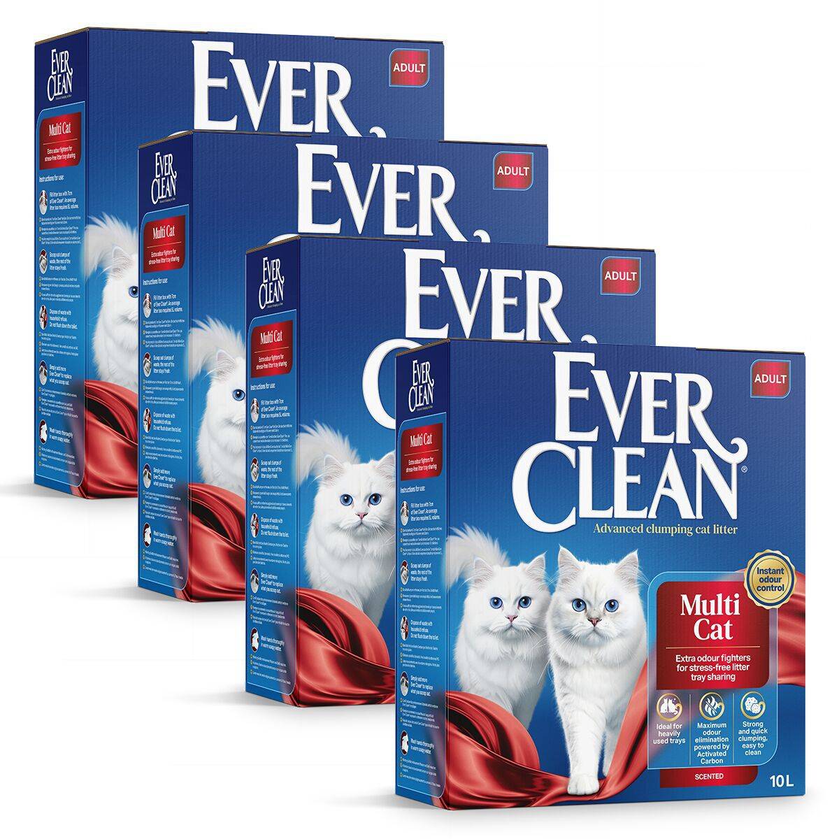 Ever Clean Multiple Cat 4 x 10L