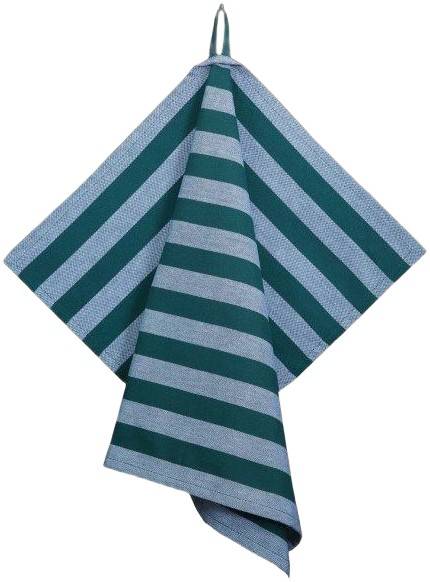 Magasin Tea Towels 50x70 cm Birk Randig Dark Green Diskhanddukar - Stripe Dark Green (50x70 cm)