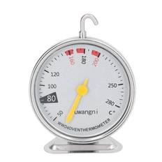 Oven Thermometer High Accuracy Hanging Stainless Steel High Temperature Resistant Food Dial