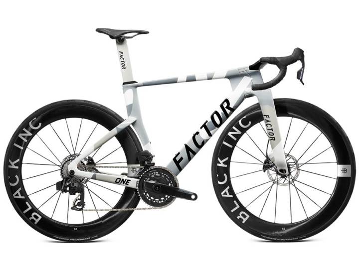 Factor ONE SRAM Force AXS Racercykel Nimbus Grey - Ramstorlek 47 -